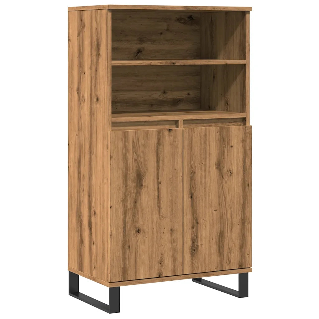 Credenza Rovere Artigianale 60x36x110 cm in Legno Multistrato 857461