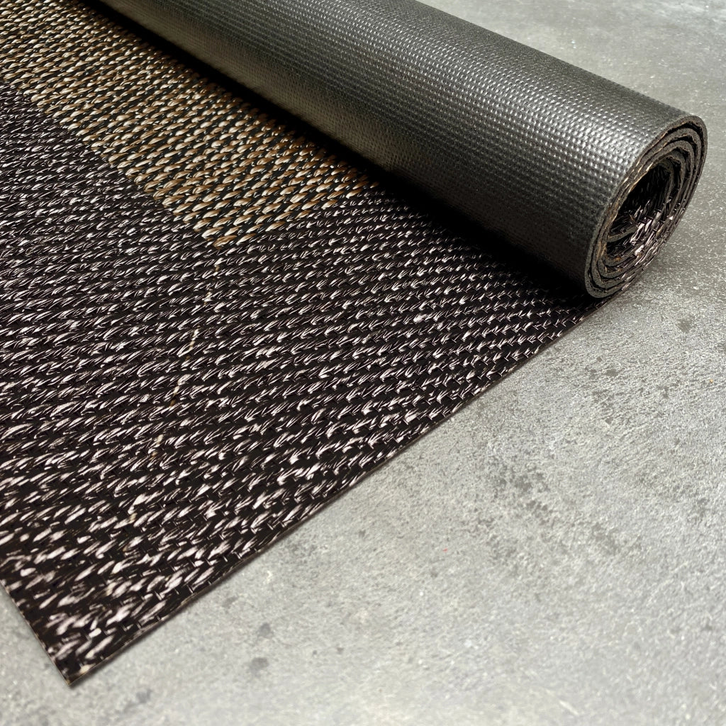 Tappeto vinilico di alta qualità bronzo-nero 60x200