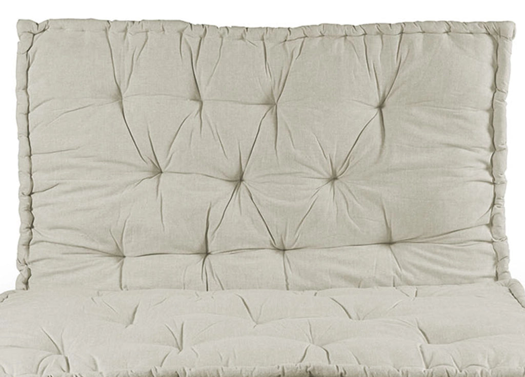 Cuscino Mattonella Per Seduta-Schienale Divani Pallet Cuscino Per Bancale 80x120 - 80x120 - Beige