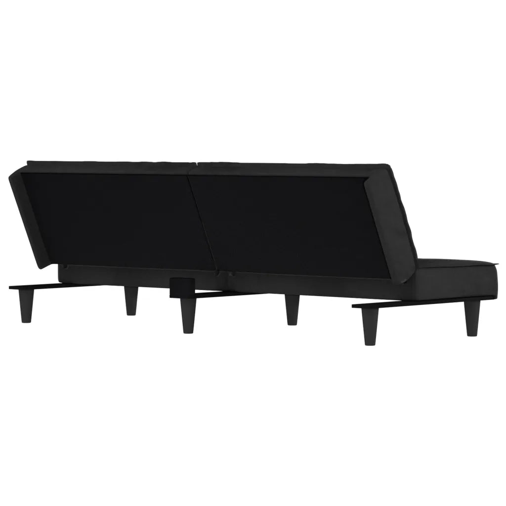 Divano letto-Sofa Letto-Daybed Grigio Scuro in Velluto