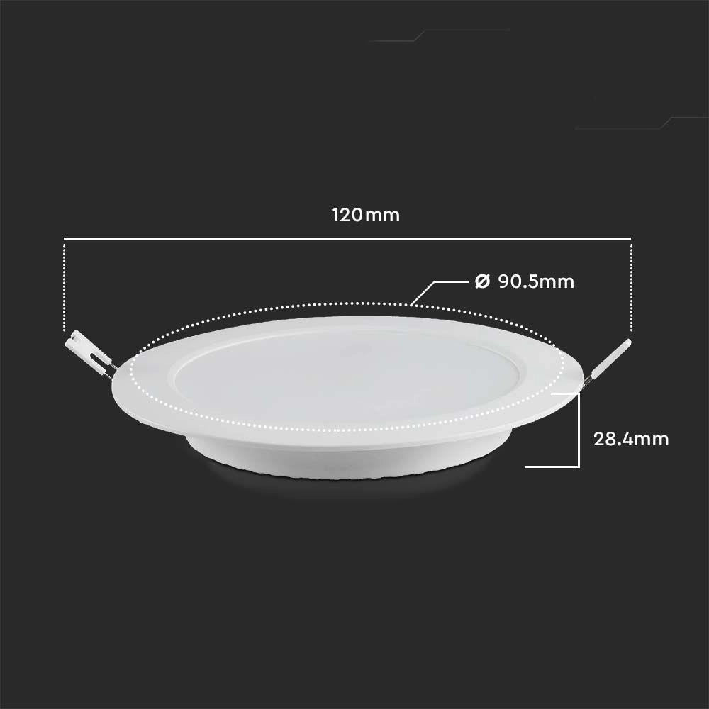 Faretto LED incasso 3W tondo 4000K 330lm V-TAC VT-61003-7856