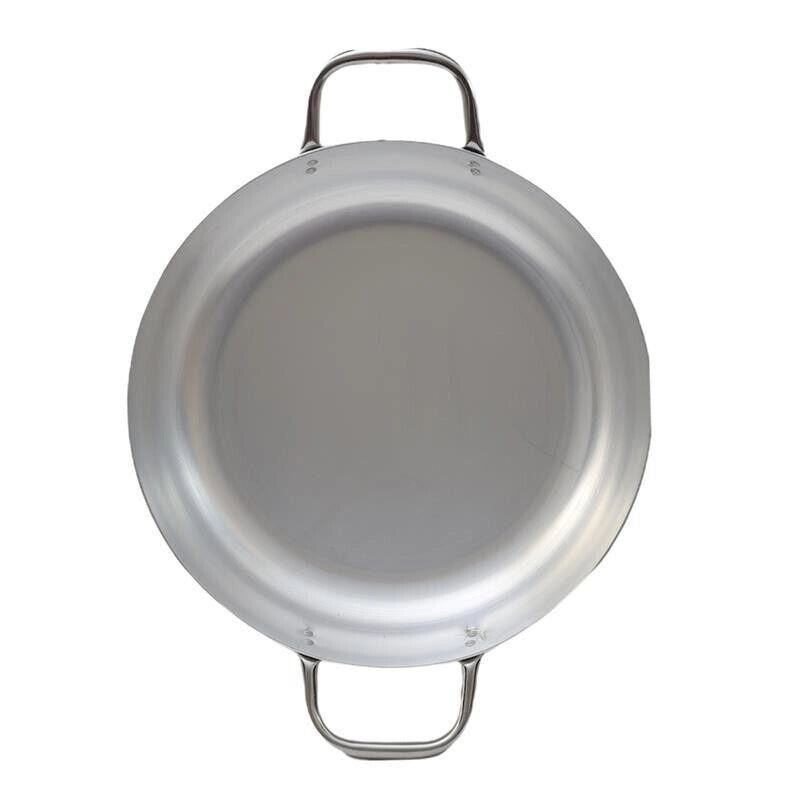 HORECA HOME TEGAME BOMBATO IN ALLUMINIO CON 2 MANICI 38 CM