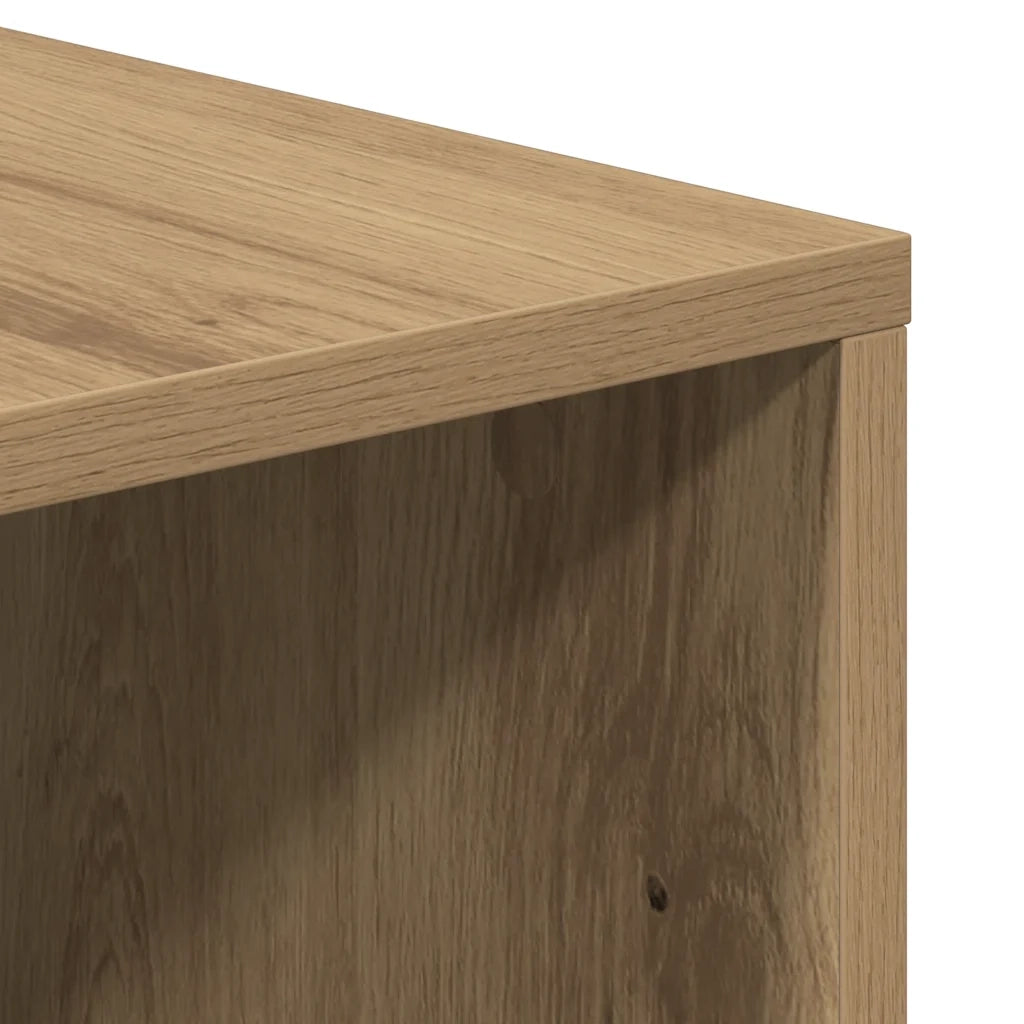 Mobile TV Rovere Artigianale 130x35x50 cm in Legno Multistrato 856789