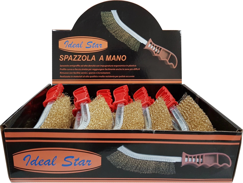 SPAZZOLA A MANO IDEAL STAR 24 cm - 24 pezzi- IDEAL STAR