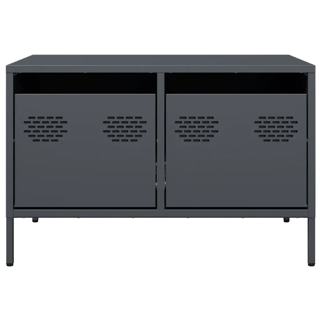 Mobile TV | Armadietto TV | Mobile Porta TV Antracite 68x50x43,5 cm in Acciaio Laminato a Freddo