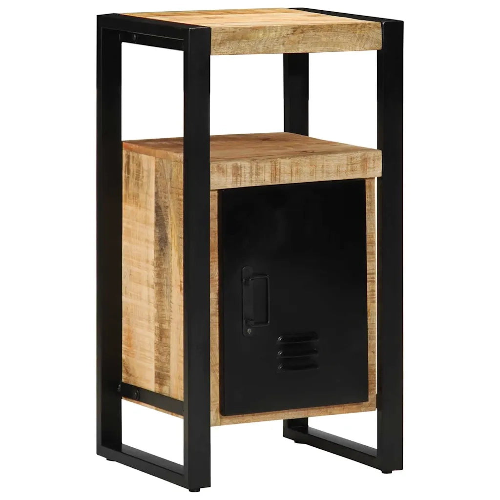 Set di mobili per il bagno 2 pcs Legno di mango grezzo e solido