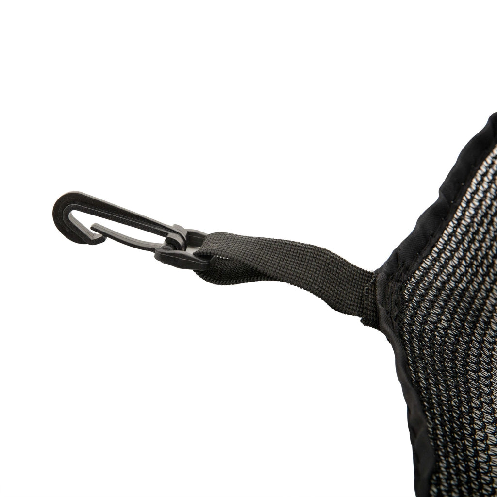 Rete di Sicurezza di Ricambio per Trampolino ¨C Xylo ¨C ?305 cm, 6 Pali, Porta con Zip, Nero