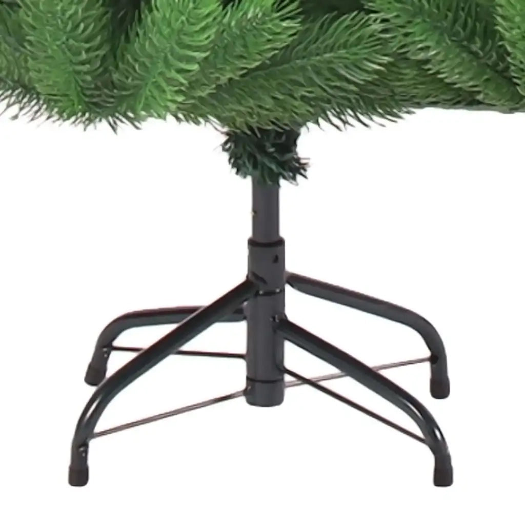 Albero Natale | Decorazioni natalizie Artificiale Nordmann LED Palline Verde 180 cm