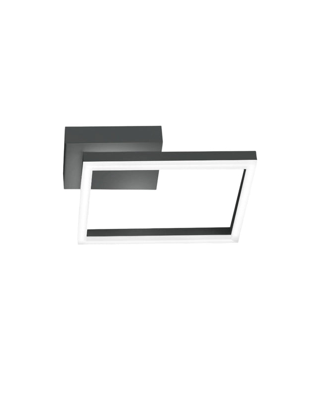Plafoniera BARD a led moderna 22W Antracite 3394-21-282 Fabas Luce