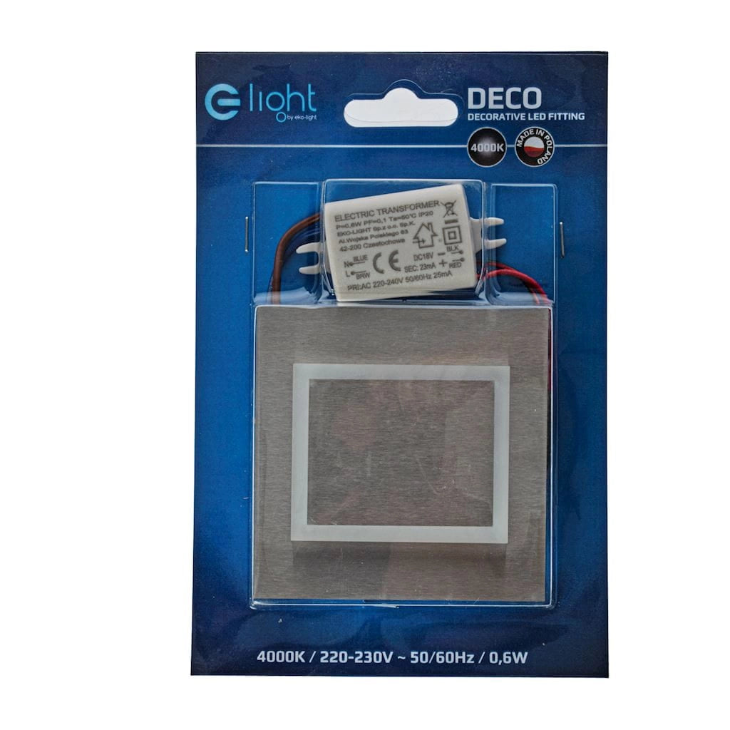 Lampada da scala LED Eko-Light DECO EKS0384 4000K argento