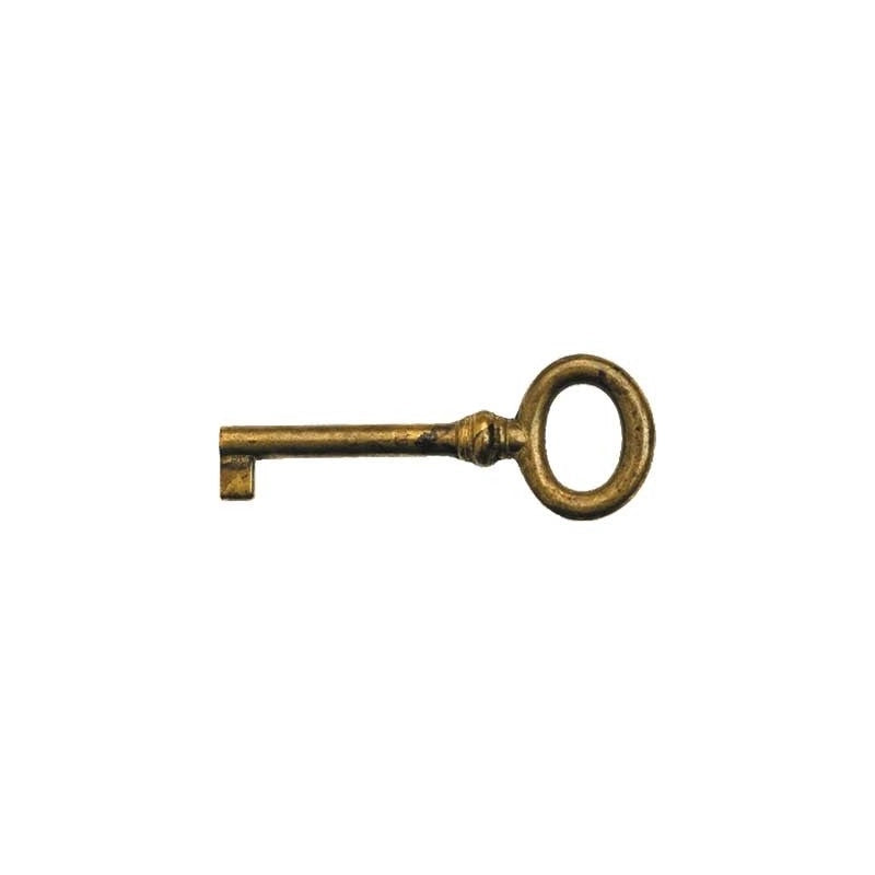 CHIAVE PER MOBILI '33728' 29x77 mm - Ottone antico - METAL GROUP