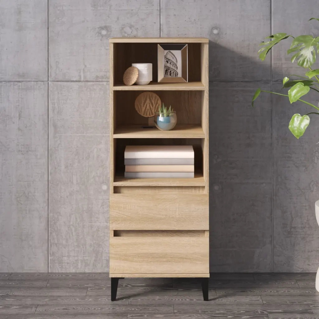 Credenza | Madia | Buffet da pranzo | Armadio da pranzo Rovere Sonoma 40x36x110 cm in Legno Multistrato