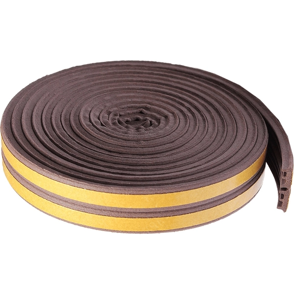 PARAFREDDO PER PORTE E FINESTRE IN GOMMA mm 9x6 mt - col. Marrone - GEKO