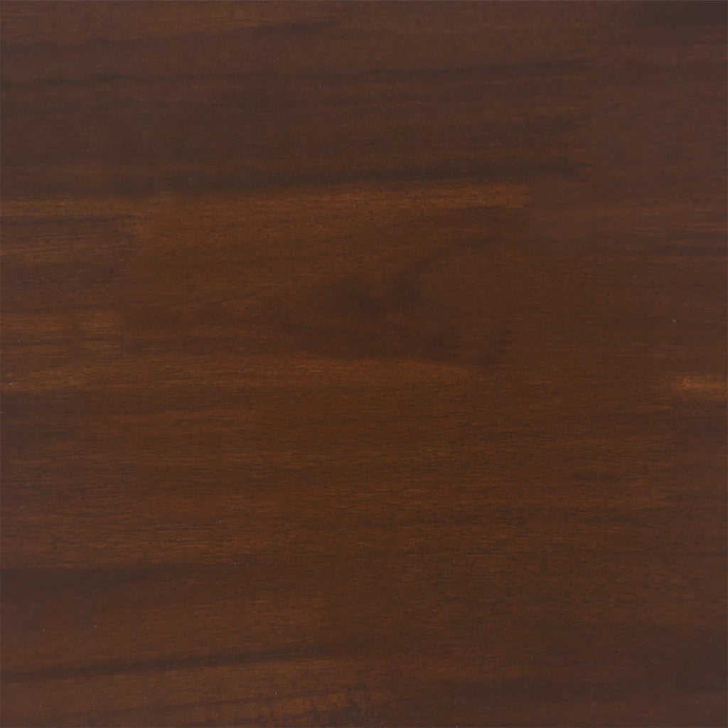 90 x 90 x 75 cm Legno di Acacia Massello Marrone scuro e Nero 937642