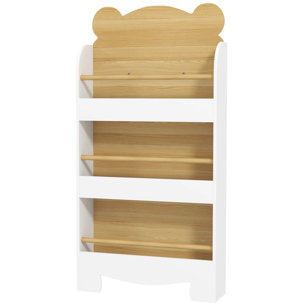Libreria bambini 3 ripiani legno naturale ¨C Xylo ¨C cameretta stoccaggio libri
