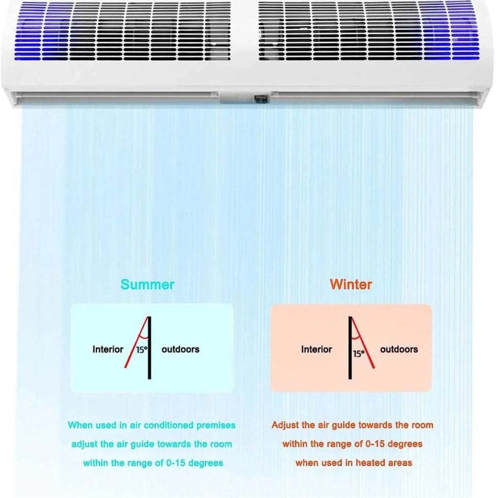 Barriera D'Aria ZENITH 120 cm Modello ZEN BAR120CT - 80W, Classe Energetica A+