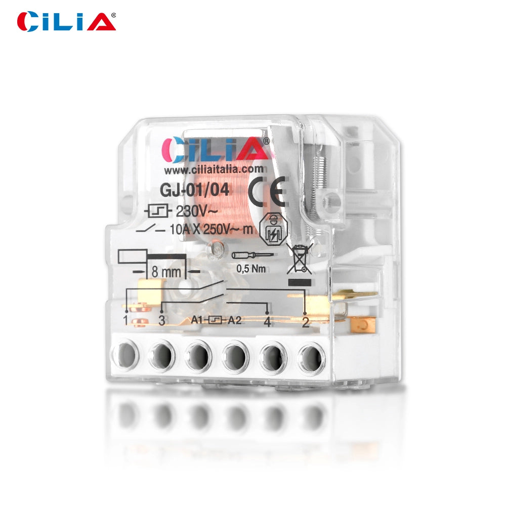 Rel¨¨ Commutatore ad Impulsi 230V 10A ¨C Minimal ¨C Tipo 26.08
