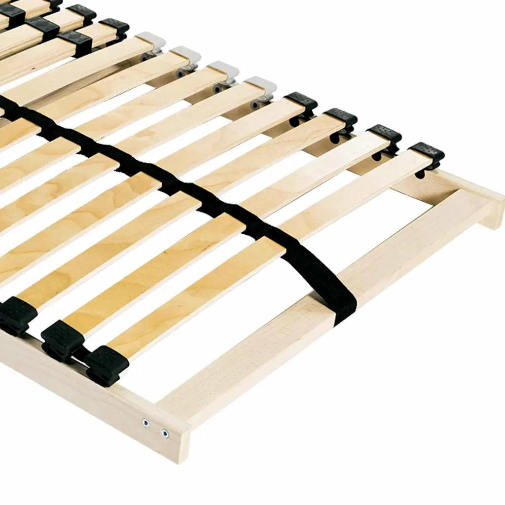 Base a doghe Marrone 80 x 190 cm Legno massello di faggio 42015233