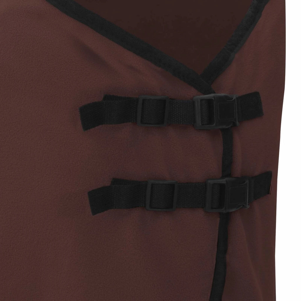 Coperta per Cavalli Marrone Scuro Completo 95 cm Poliestere CFW7836409