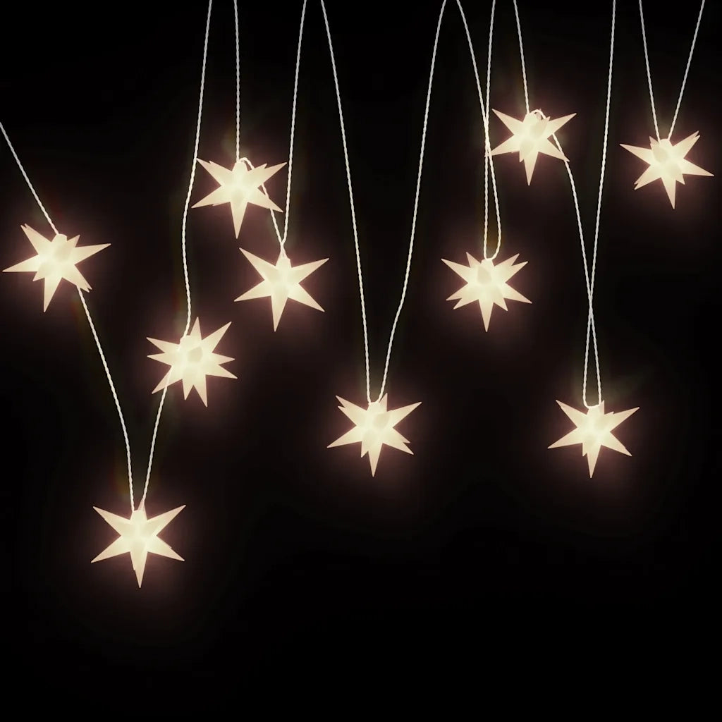 Luci di Natale 10 LED Bianche 10 cm 356203