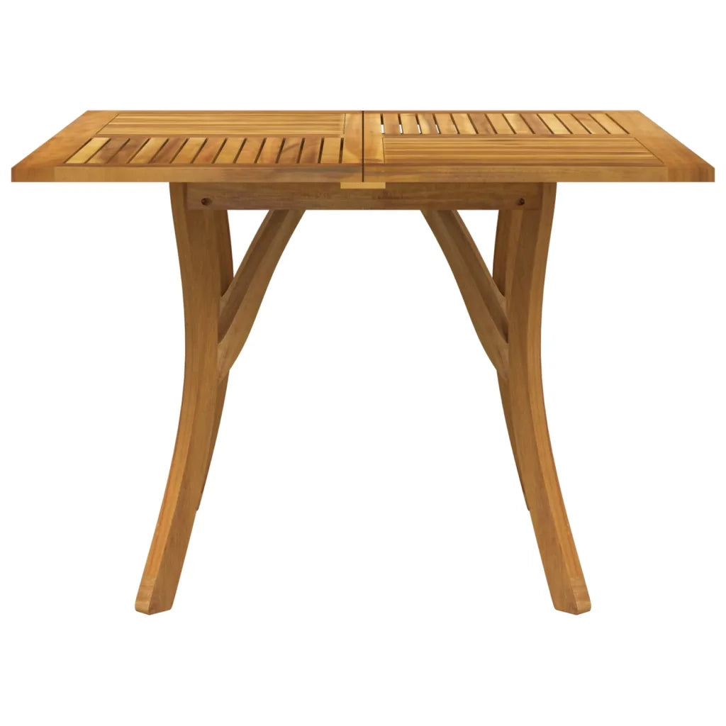 Tavolo da Giardino 110x110x75 cm Legno Massello di Acacia 363305