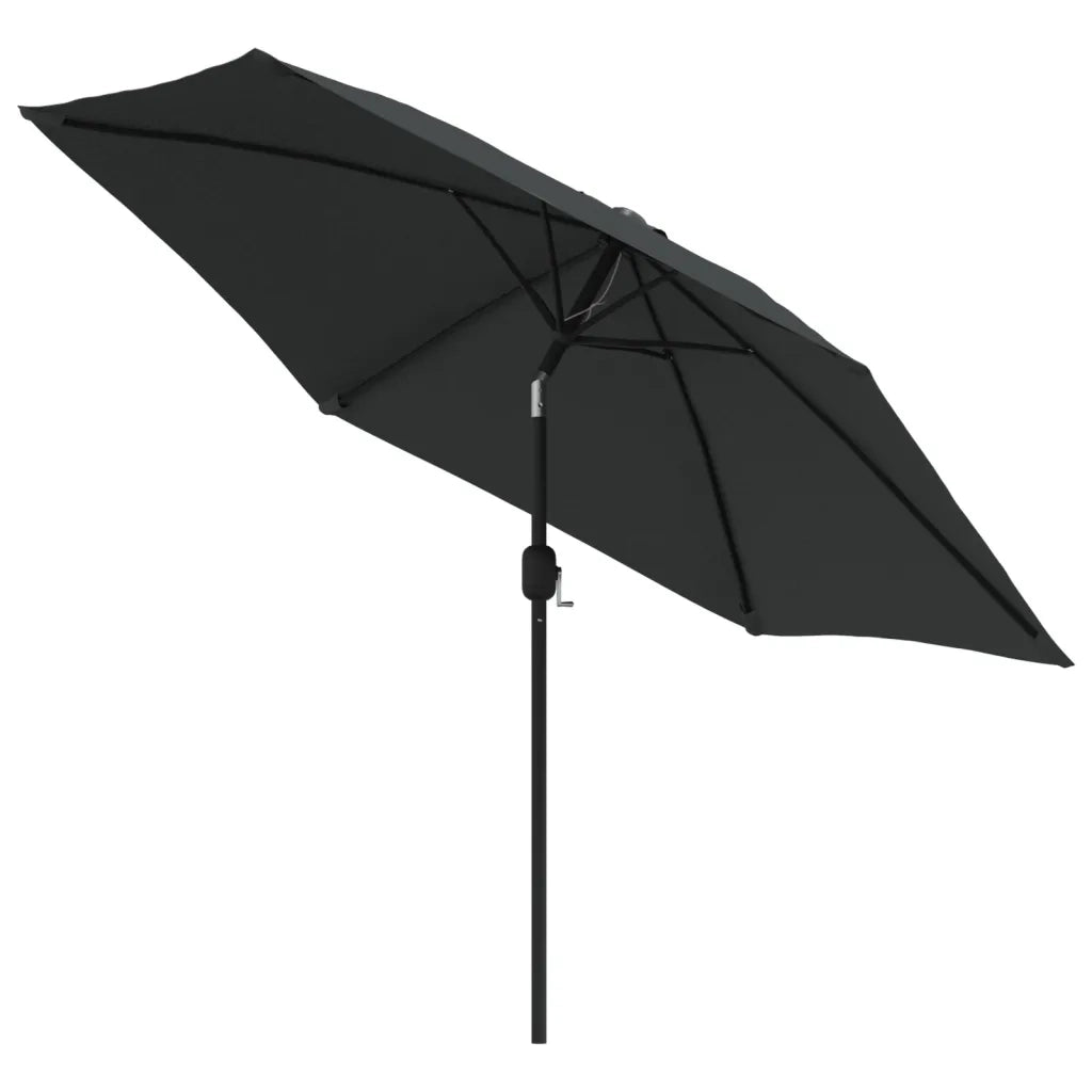 Ombrellone da Esterni-Ombrello da giardino con Palo in Metallo 300 cm Antracite