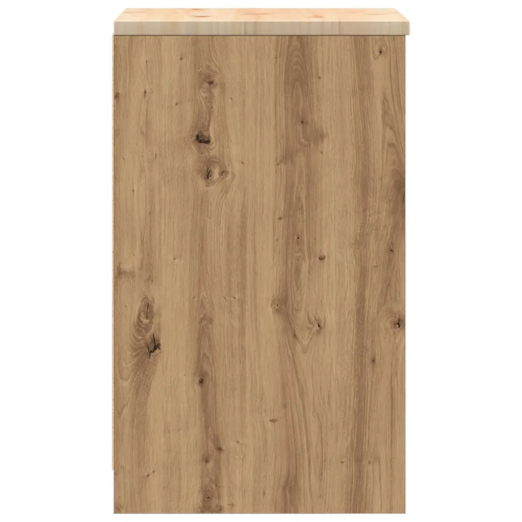 Armadietto per Garage in Rovere Artigianale 40x51x85 cm 860570