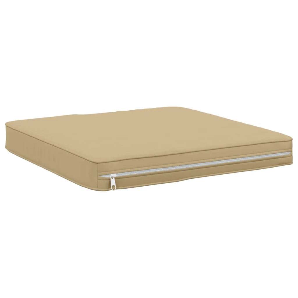 Cuscini per Sedia in 4 Pezzi VUGHT 4 pcs 100% Poliestere Beige 946251