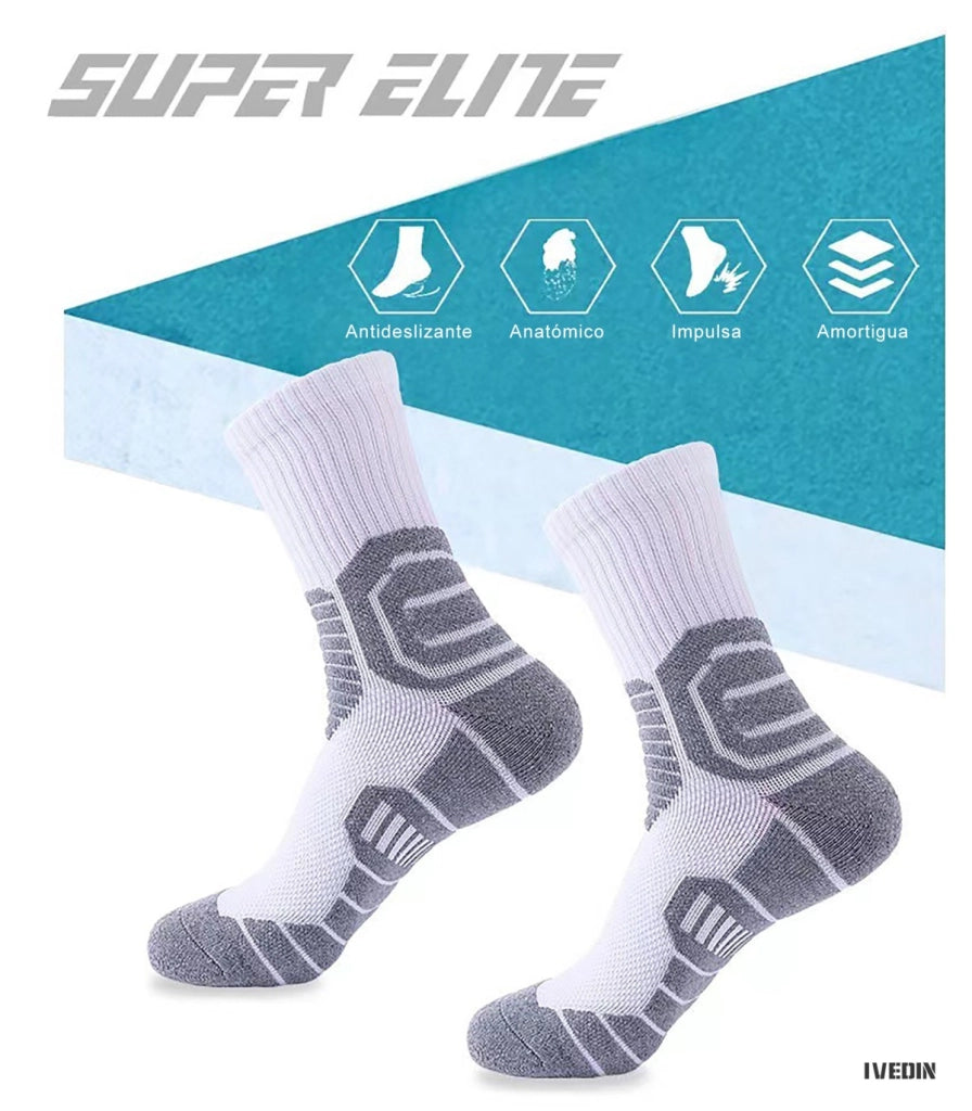 Calzini Professionali da Basket Unisex | Vestibilità Ergonomica, Traspiranti | Taglia Unica 37–43 EU