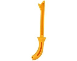 Pusher per lavorazione del legno - Colore giallo - Manubrio ergonomico - Prevenzione del ritorno - Accessorio di sicurezza - Utilizzo professionale/ricreativo 

Modello: 
Specifica: Ergonomico 
Prevenzione del ritorno: Sì