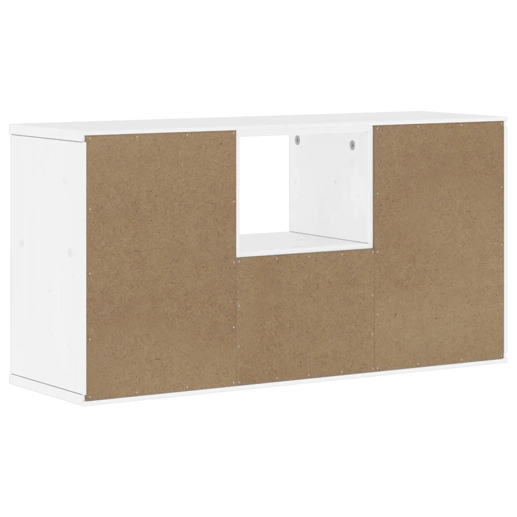 Mobile TV | Armadietto TV | Mobile Porta TV con Cassetto ODDA Bianco 79x24x40 cm