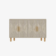 Credenza in legno "Roger" - 120 x 30 x 74 cm - Travertino