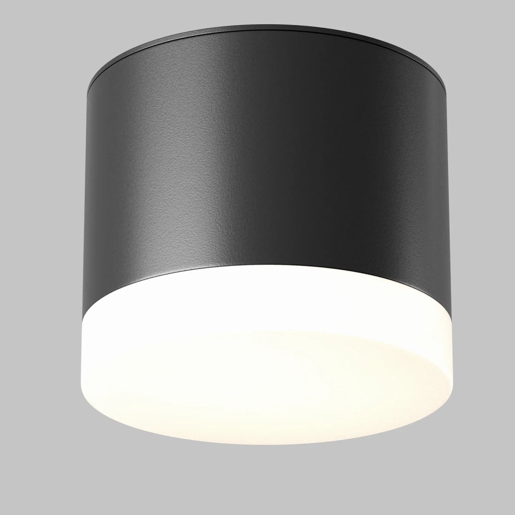 Maytoni Lampada da soffitto Pauline 1 luce GX53 dimmerabile nero alluminio acrilico