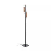 Lampada da terra scandinava legno 152cm 2xG9 Zuma Madera