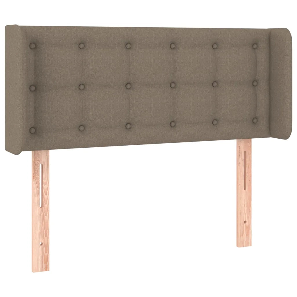 Testiera a LED-Testata con LED Tortora 103x16x78/88 cm in Tessuto 456739