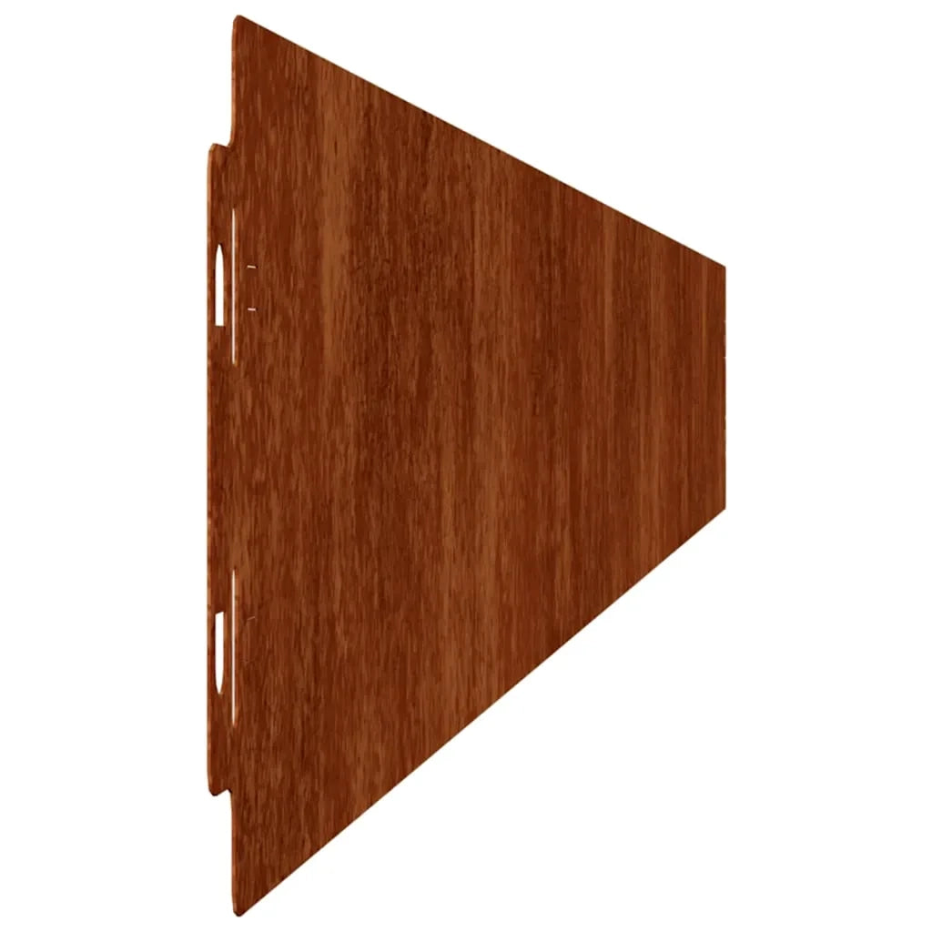 Bordure per Prato 50 pz 10x103 cm Flessibili in Acciaio Corten CFW7645545