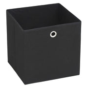 Contenitori 10 pz in Tessuto non Tessuto 32x32x32 cm Nero CFW3996163