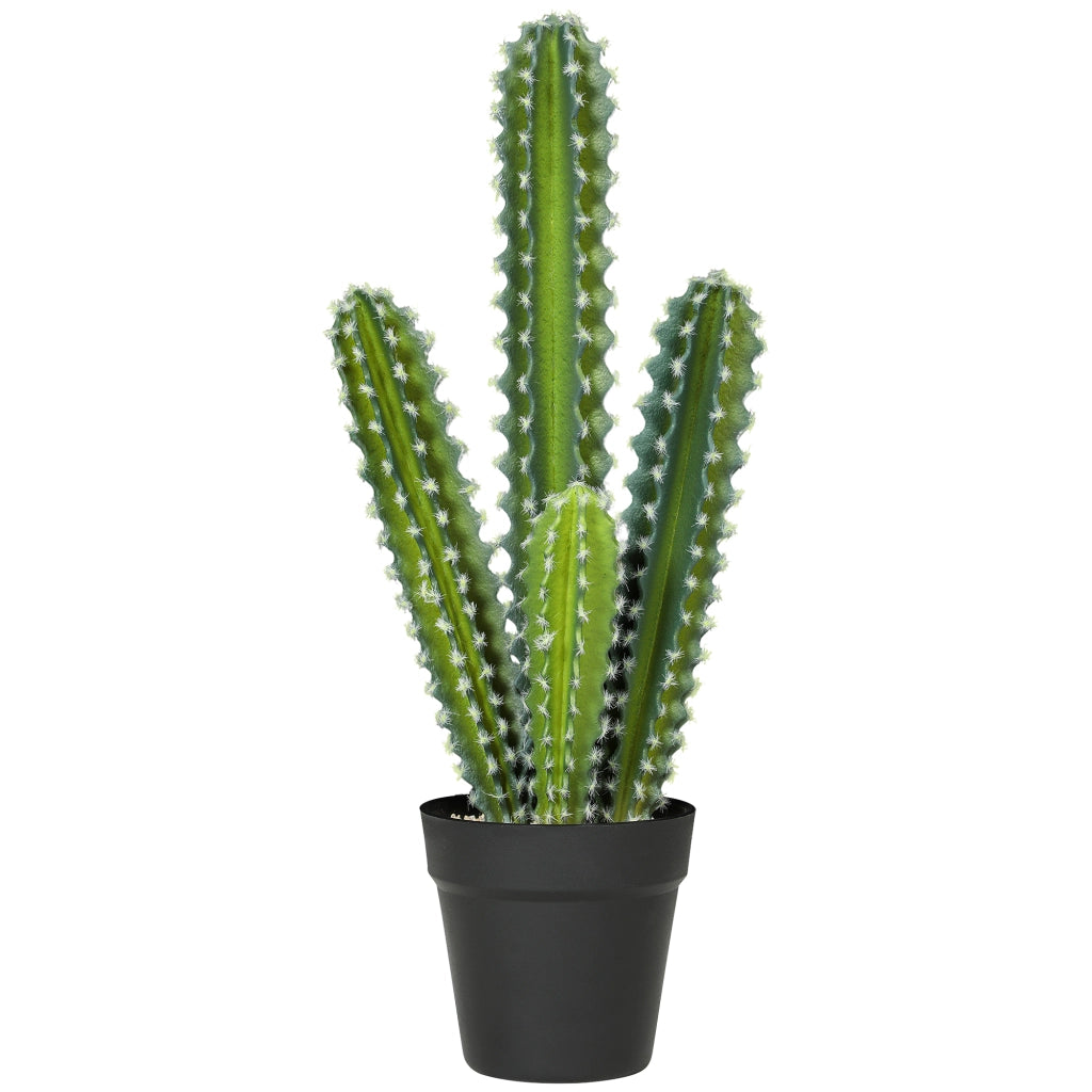 Pianta artificiale cactus 53 cm ¨C Xylo ¨C Verde con vaso decorativo