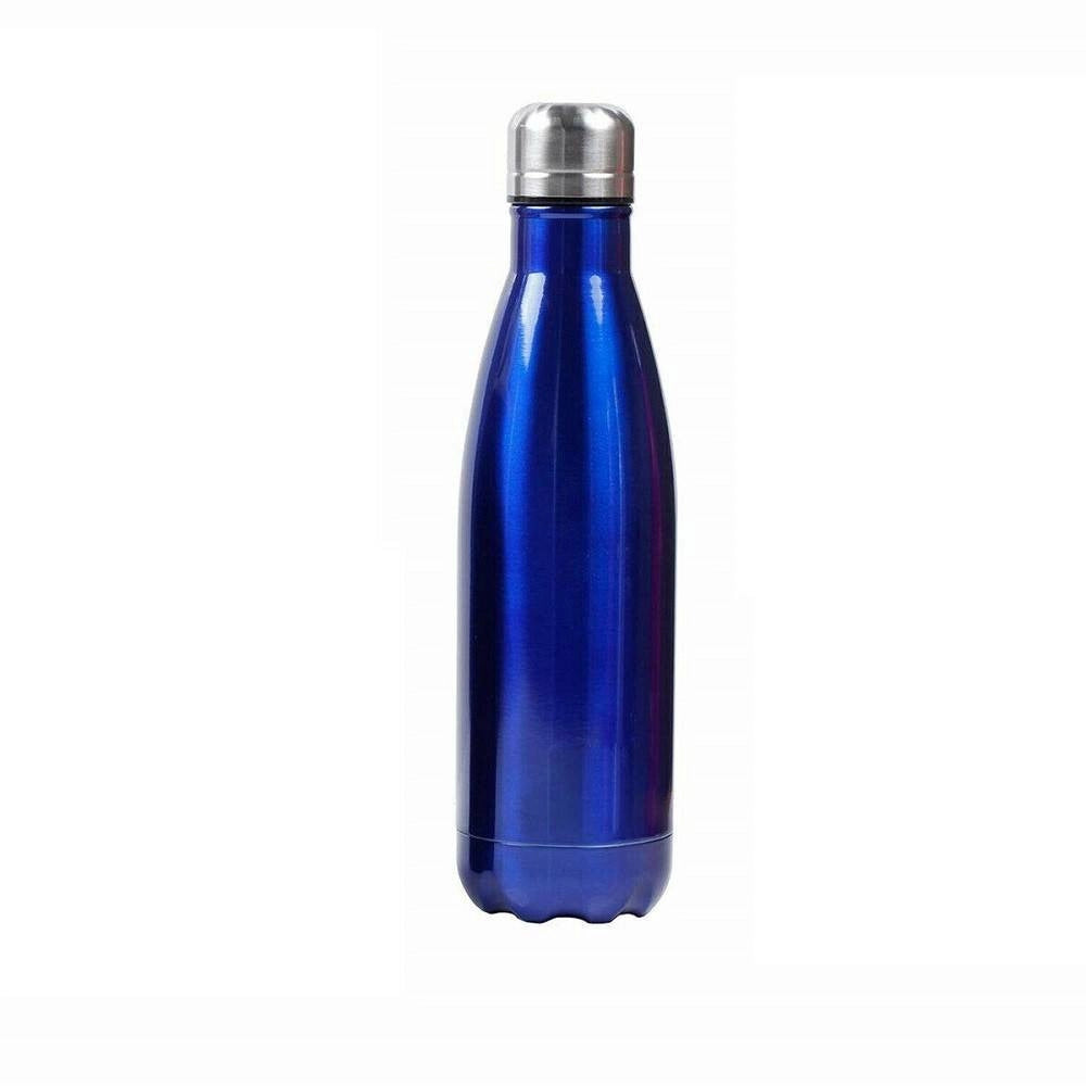 Trade Shop - Portatile Borraccia Bottiglia D'acqua Acciaio Inox Termica Caldo Freddo 550 Ml -