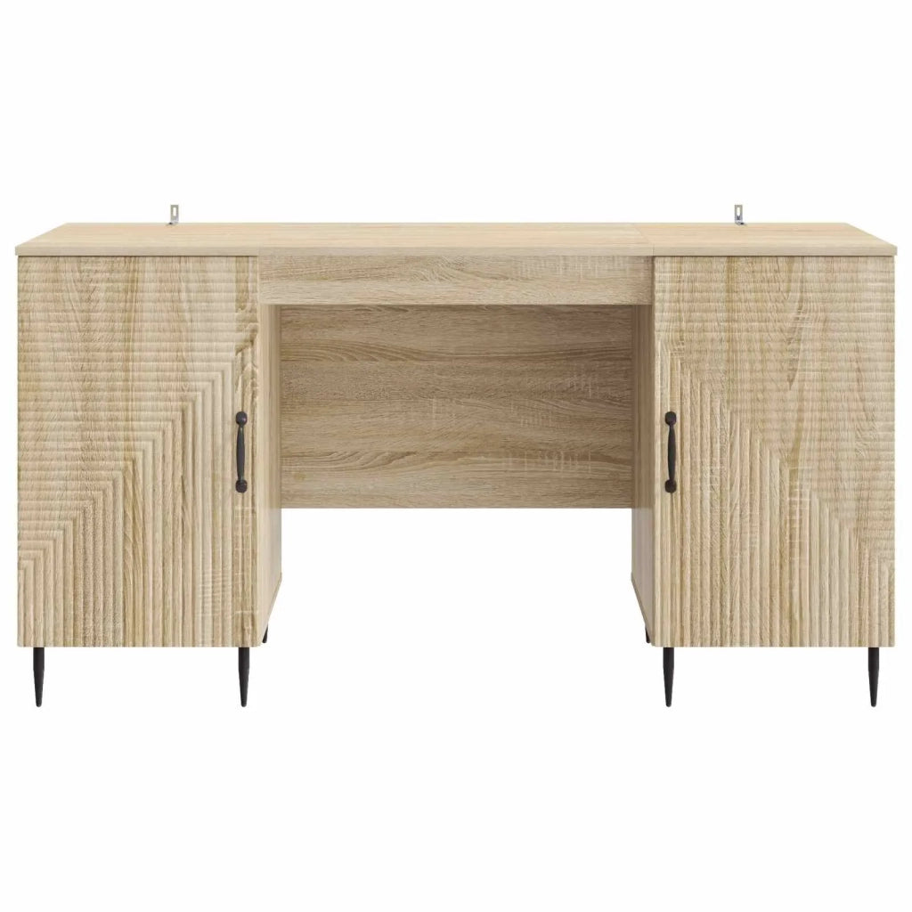 Scrivania | Tavolo da Ufficio Rovere Sonoma 142,5 x 50 x 75 cm Legno ingegnerizzato
