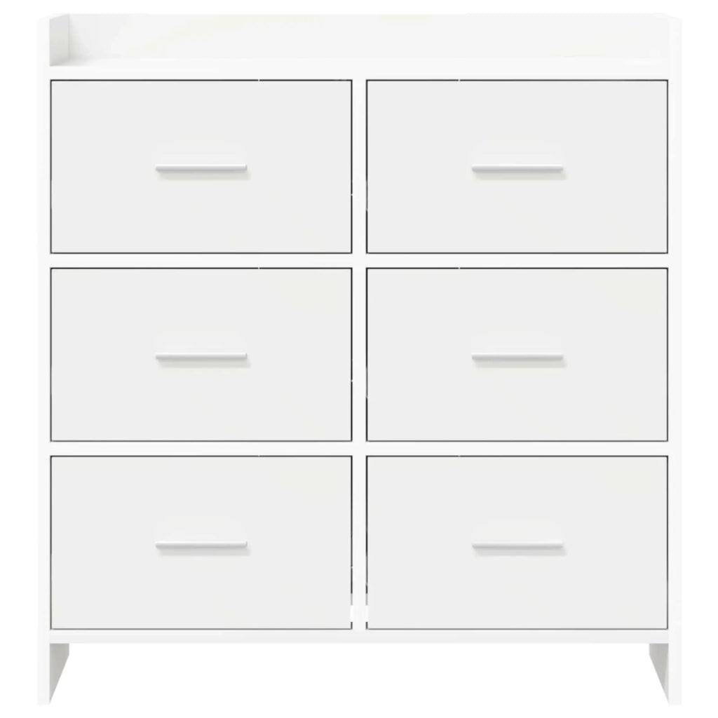 Credenza Bianco 75 x 33 x 80 cm Legno ingegnerizzato 8011099