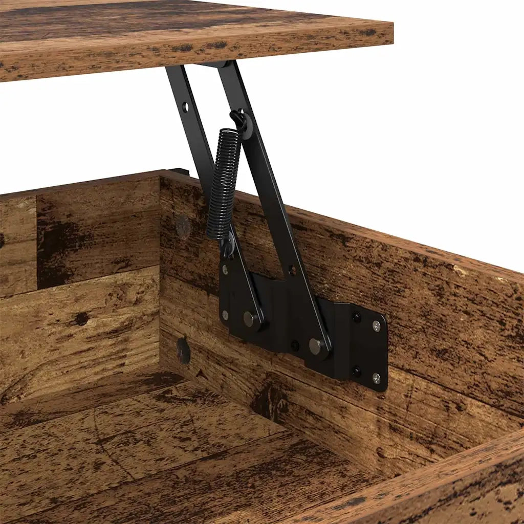 Tavolino da Salotto-Tavolino da soggiorno-Tavolo Legno vecchio 100 x 55 x 48.5 cm