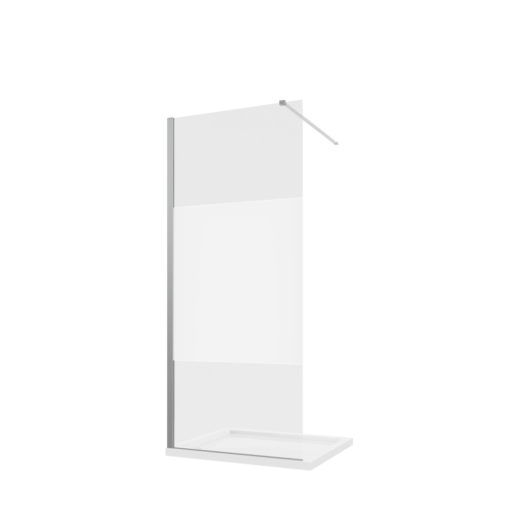 Parete doccia walk-in 80 cm 8mm opaco anticalcare h200 | Lazaros