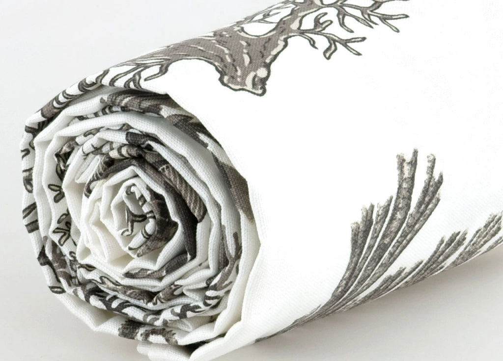 Telo Arredo Granfoulard Copritutto Cotone Made Italy Vari Disegni Arredatutto Copriletto Multiuso - 1 Piazza - Corallo Tortora