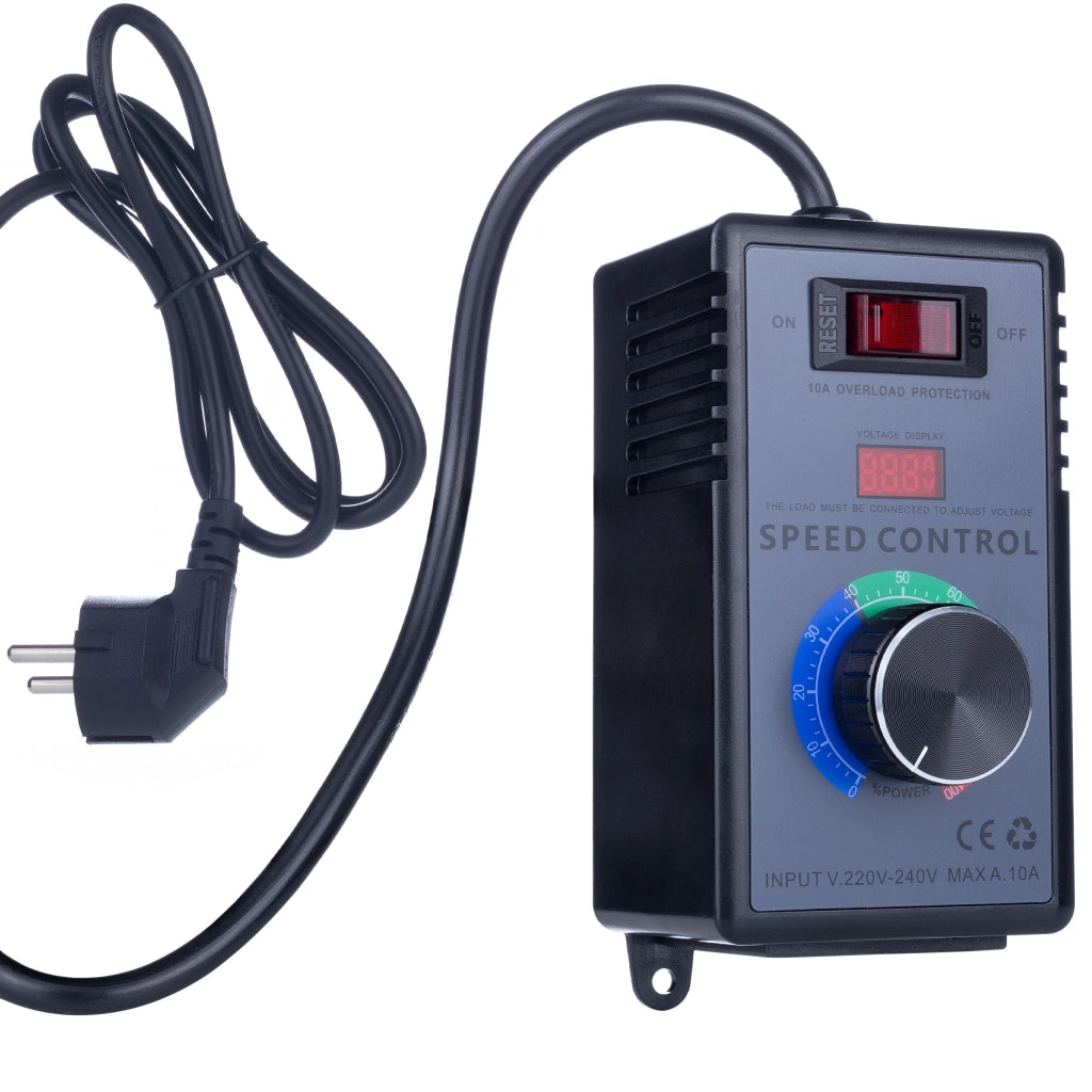 Regolatore di Tensione 4000W – Controllo Preciso 0-240V AC | Display Tensione, Interruttore On/Off