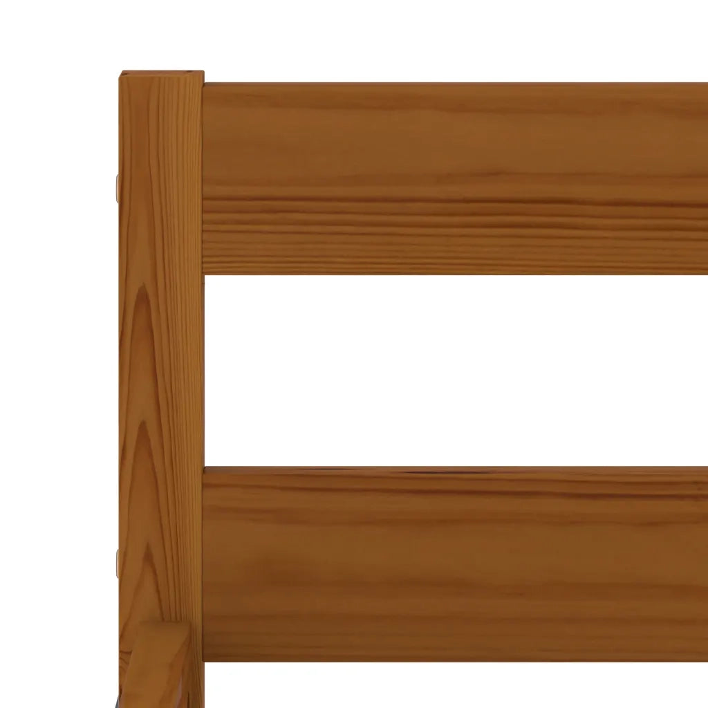 Giroletto senza Materaso Ambrato in Legno di Pino 100x200cm 283209