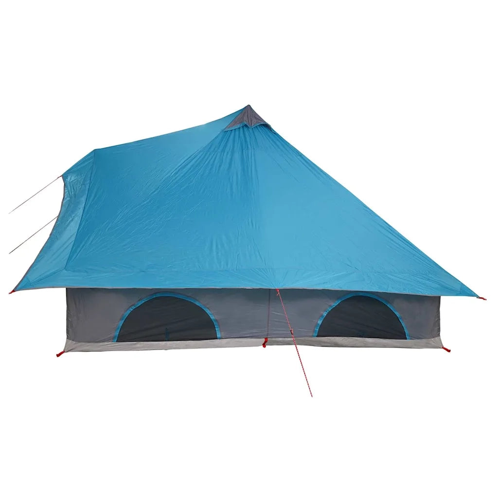 Tenda Tipi con tetto-Tenda da campeggio Blu 358 x 296 x 258 cm taffet¨¤