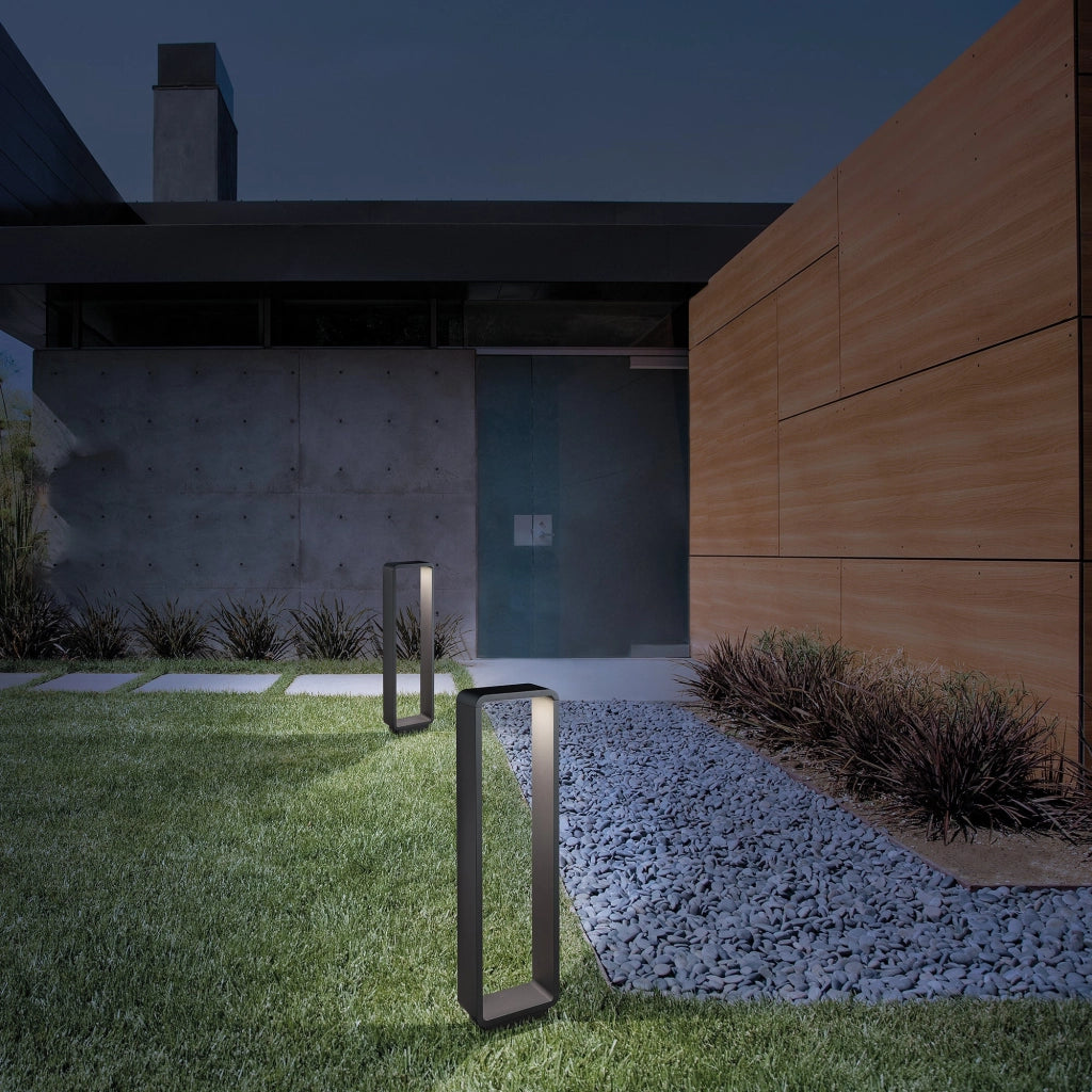 Stola Paletto LED da esterno 11W 3000K in alluminio pressofuso Grigio Scuro IP65 - Soluzione di illuminazione professionale per giardini e viali