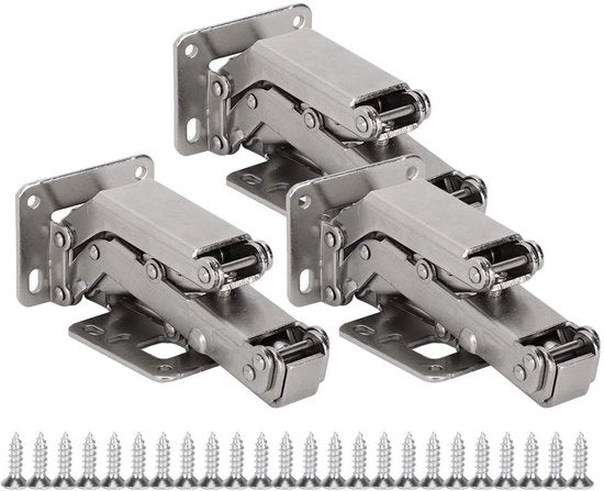 Cassetti con chiusura morbida - Scharnieri in acciaio zincato - Duraturo e stile - Adatto per cucina e camera da letto - Garantisce chiusura silenziosa - Adatto per porte di grandi dimensioni.