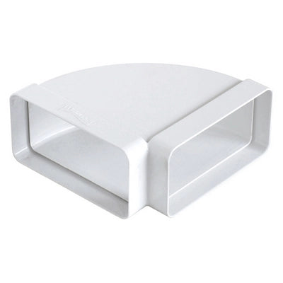 CURVA ORIZZONTALE FF IN ABS PER TUBO RETTANGOLARE- mm 220x90- FIRST- pezzi 1